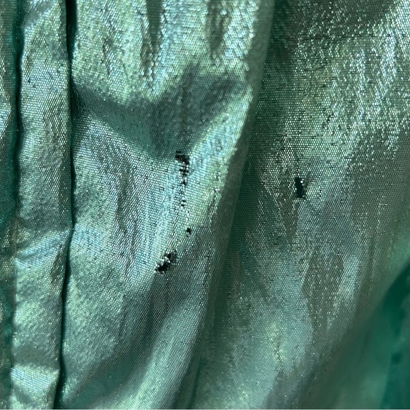 Vintage Teal Mini Dress with Sequin Details - Picture 9 of 9